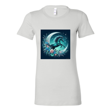 Load image into Gallery viewer, Moon Flowers Turquoise Horse Favorite T Shirt
