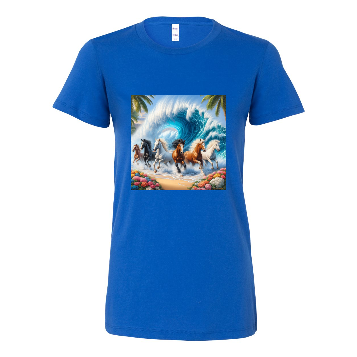 Ocean Herd of Horses Favorite T Shirts