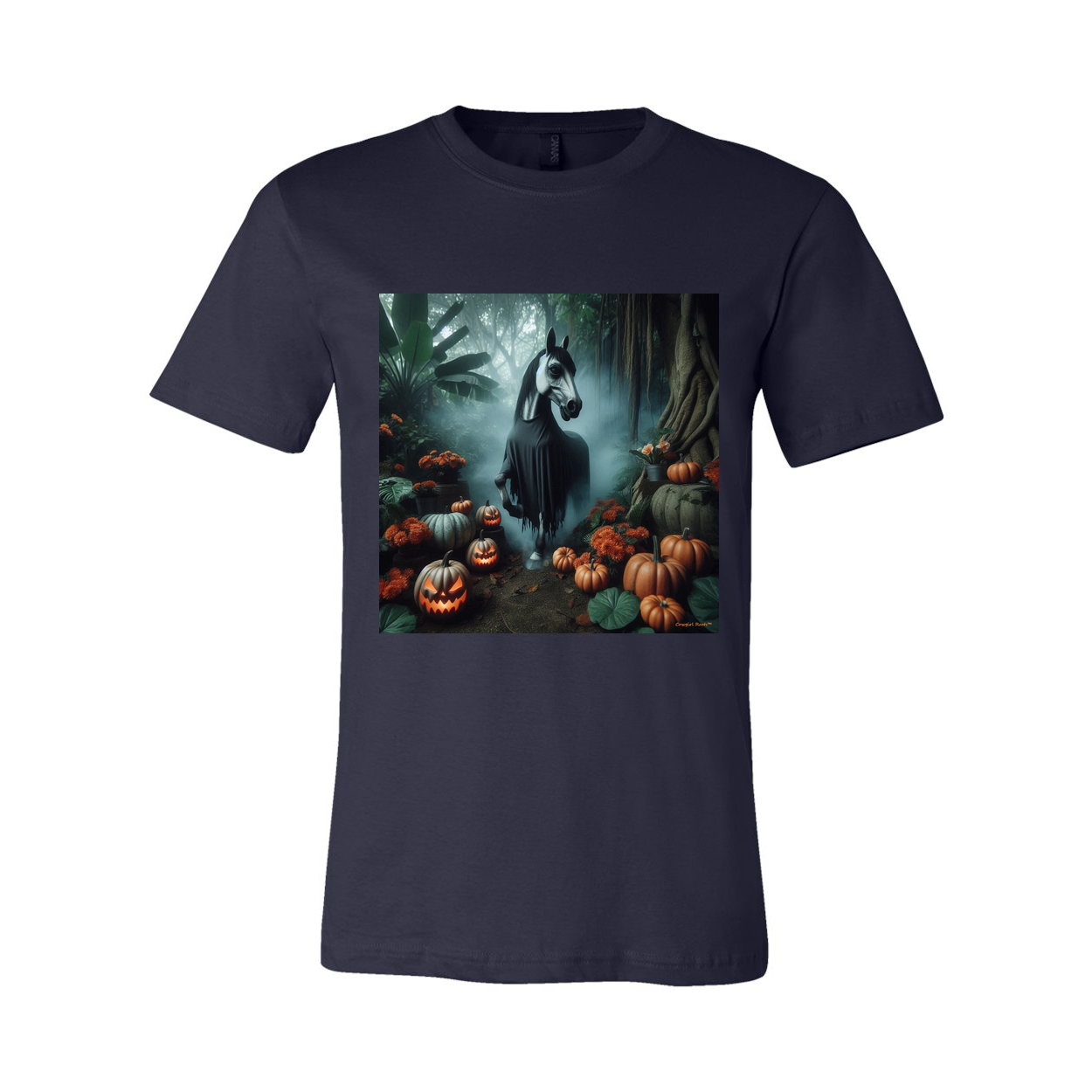 Eerie Halloween Horse T Shirt