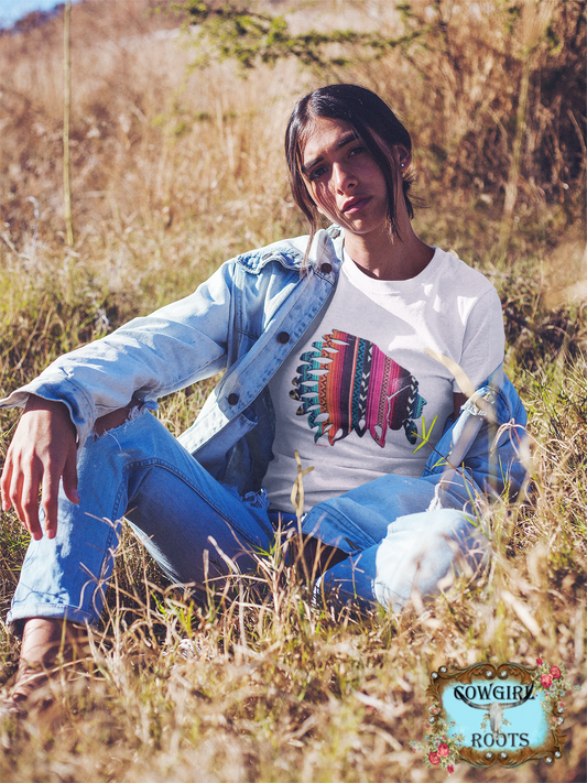 Cowgirl Roots™ The Chief Serape T Shirts