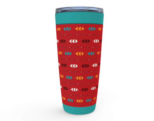 Cowgirl Roots™ Little Feathers Tumbler 20oz Stainless Steel Insulated Hot and Cold Travel Mugs