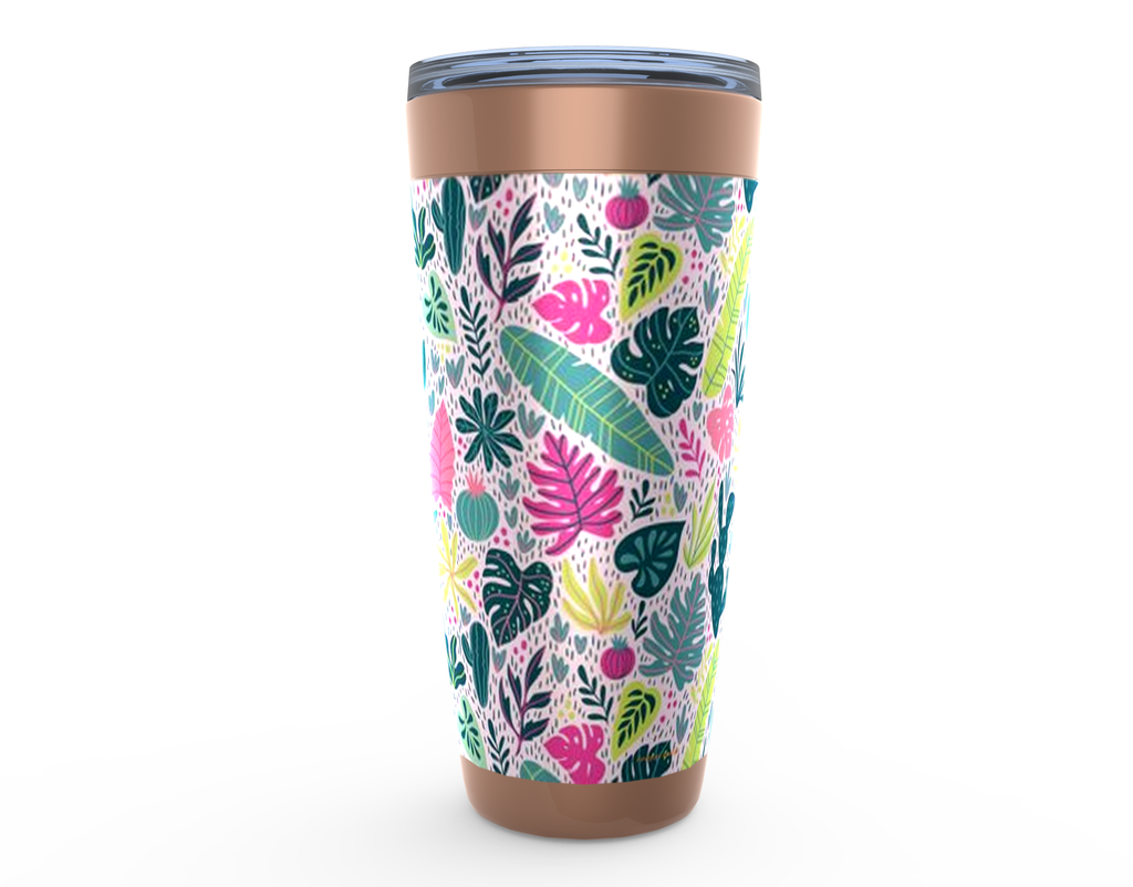 Cowgirl Roots™ Tropical Desert Tumbler 20oz Stainless Steel Insulated Hot and Cold Travel Mugs