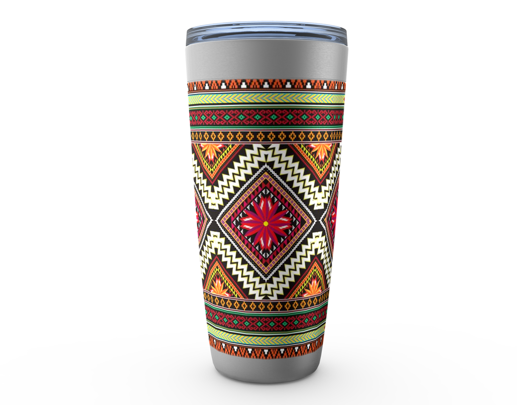 Cowgirl Roots™ Lolei Tropical Flower Tumbler 20oz Stainless Steel Insulated Hot and Cold Travel Mugs