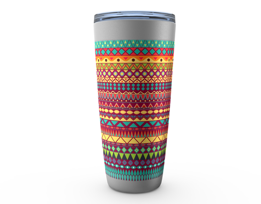 Cowgirl Roots™ Serape Tribe Tumbler 20oz Stainless Steel Insulated Hot and Cold Travel Mugs