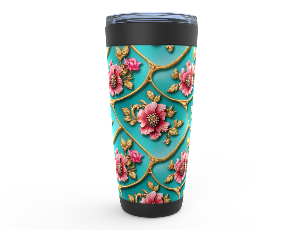 Cowgirl Roots™ Bridgerton Design Tumbler 20oz Stainless Steel Insulated Hot and Cold Travel Mugs