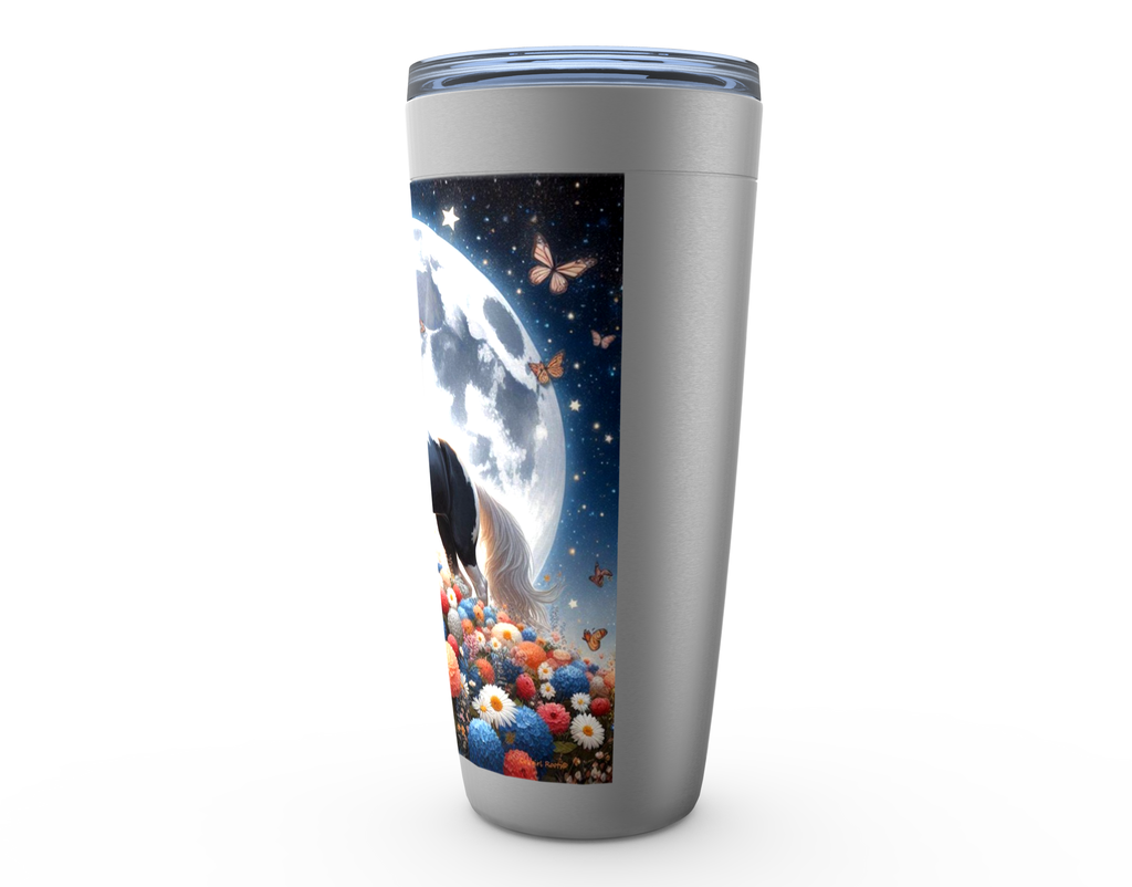 Cowgirl Roots™ Spring Moon Paint Horse Tumbler 20oz Rodeo Barrel Racer Stainless Steel Insulated Hot and Cold Travel Tumbler Mugs