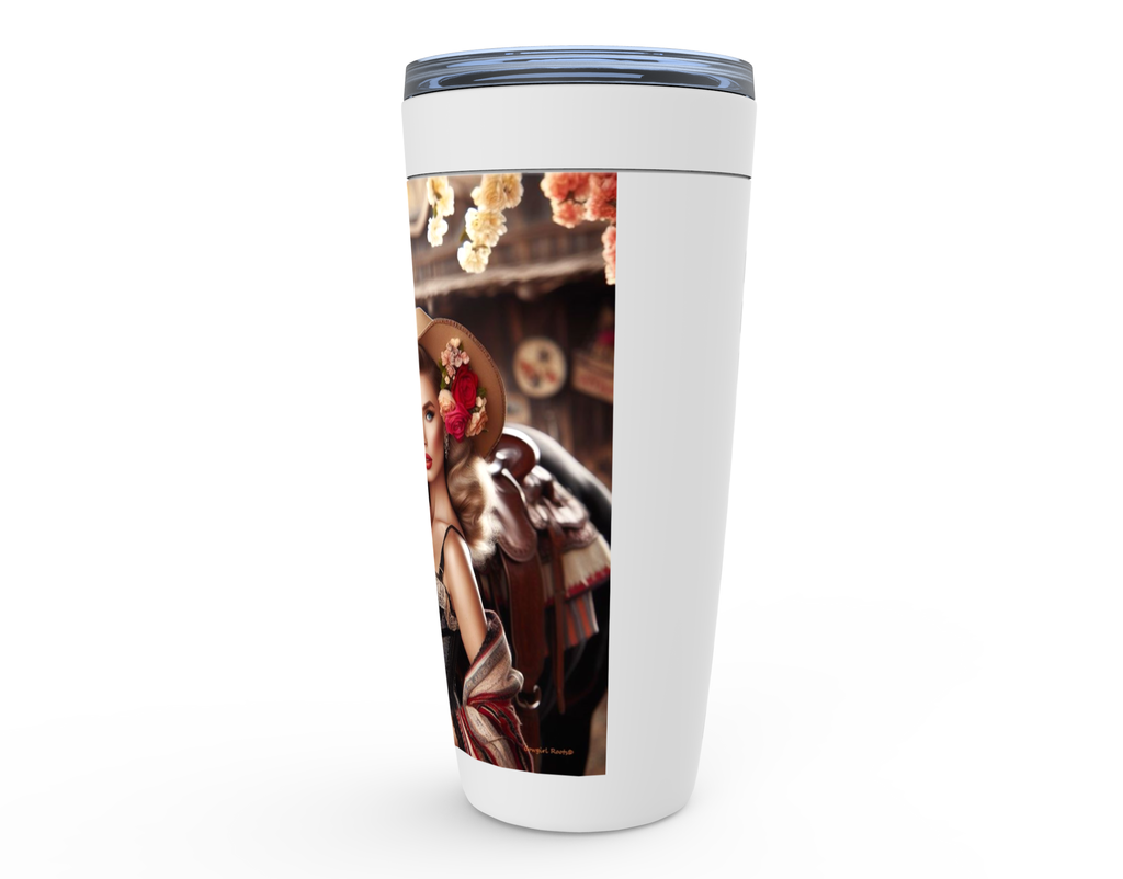 Cowgirl Roots™ Stallion Jane Tumbler 20oz Stainless Steel Insulated Hot and Cold Travel Mugs