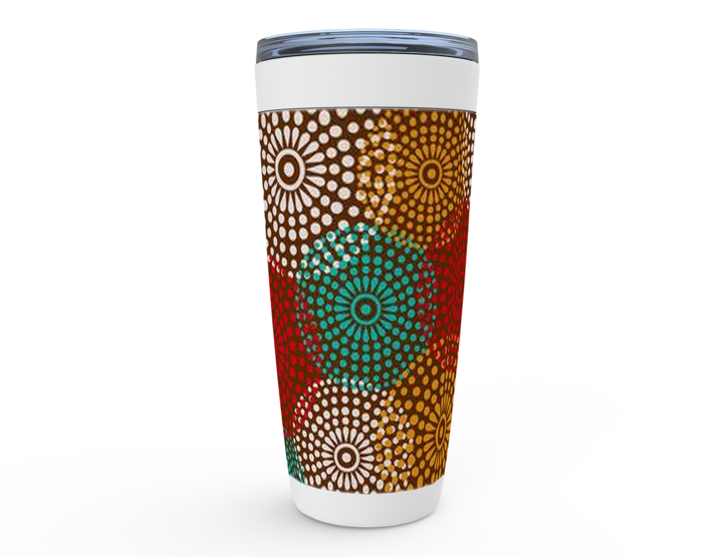 Cowgirl Roots™ Firework Flowers Tumbler 20oz Stainless Steel Insulated Hot and Cold Travel Mugs