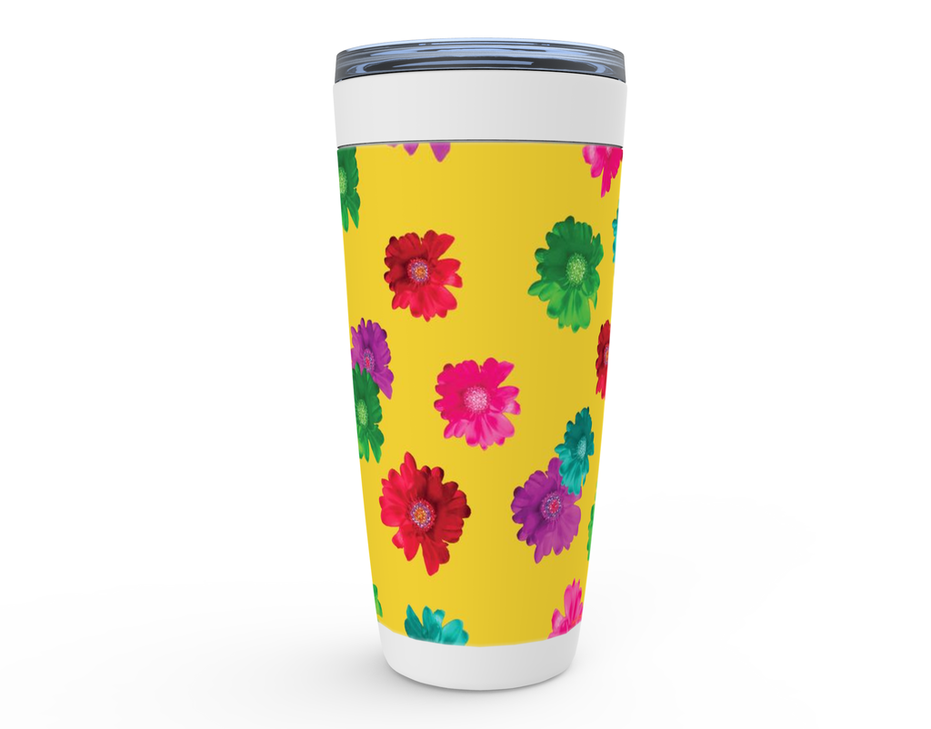 Cowgirl Roots™ Spring Flowers Tumbler 20oz Stainless Steel Insulated Hot and Cold Travel Mugs