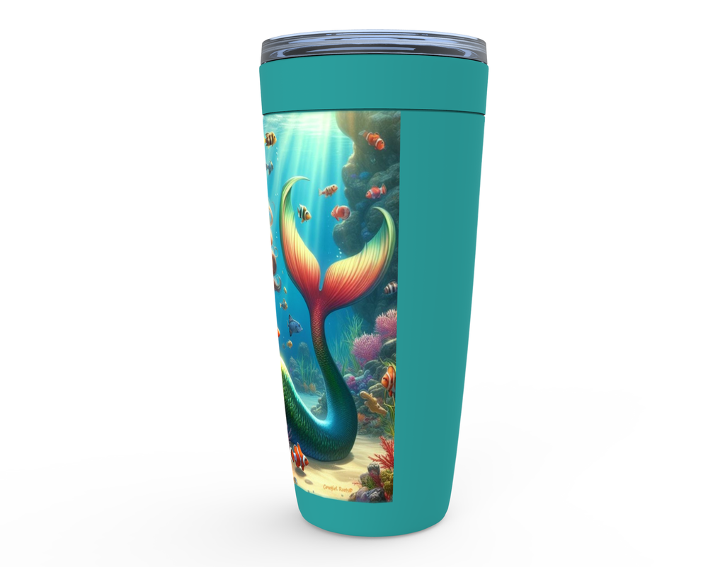 Cowgirl Roots™ Mermaid Maris of the Sea Tumbler 20oz Stainless Steel Insulated Hot and Cold Travel Mugs