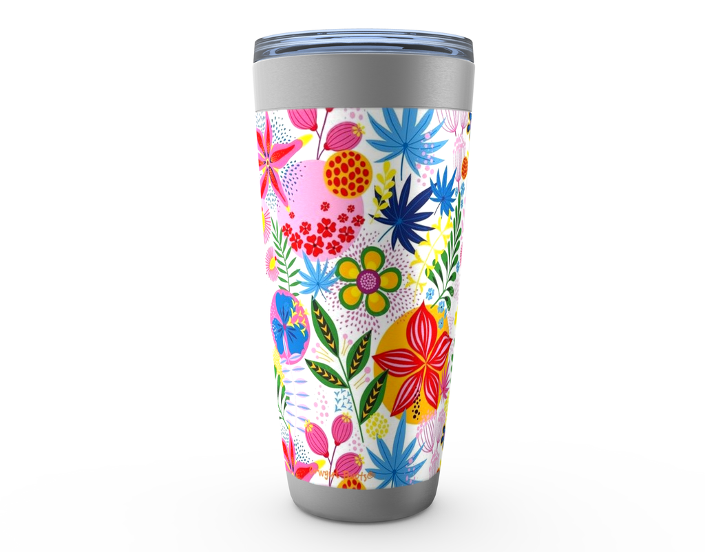 Cowgirl Roots™ Spring Flower Tumbler 20oz Stainless Steel Insulated Hot and Cold Travel Mugs