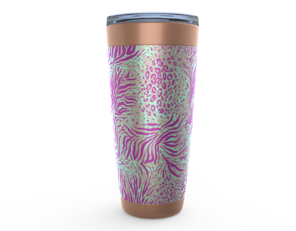 Cowgirl Roots™ Tribal Jungle Tumbler 20oz Stainless Steel Insulated Hot and Cold Travel Mugs