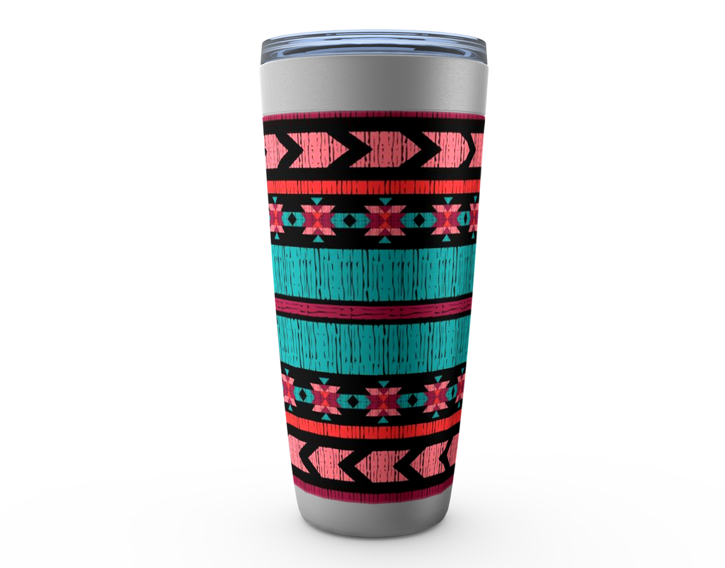 Cowgirl Roots™ Country Western Design Tumbler 20oz Stainless Steel Insulated Hot and Cold Travel Mugs