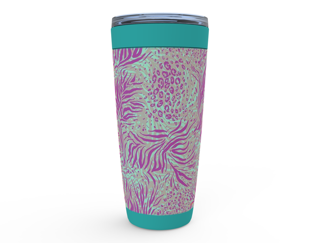 Cowgirl Roots™ Tribal Jungle Tumbler 20oz Stainless Steel Insulated Hot and Cold Travel Mugs