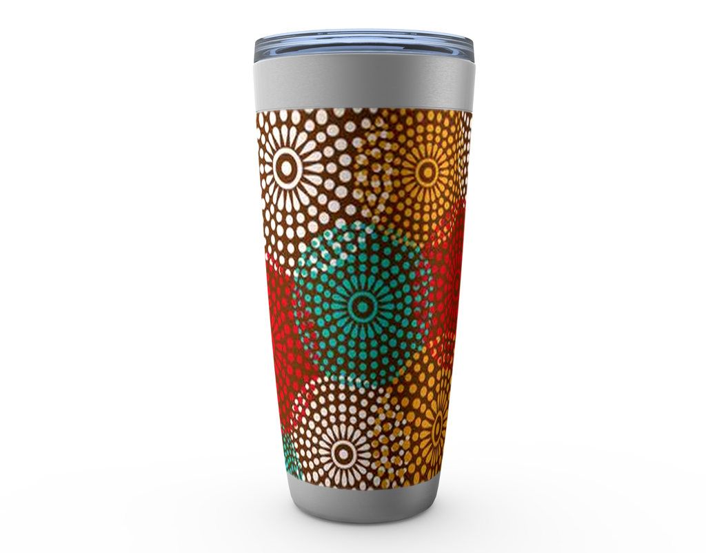 Cowgirl Roots™ Firework Flowers Tumbler 20oz Stainless Steel Insulated Hot and Cold Travel Mugs