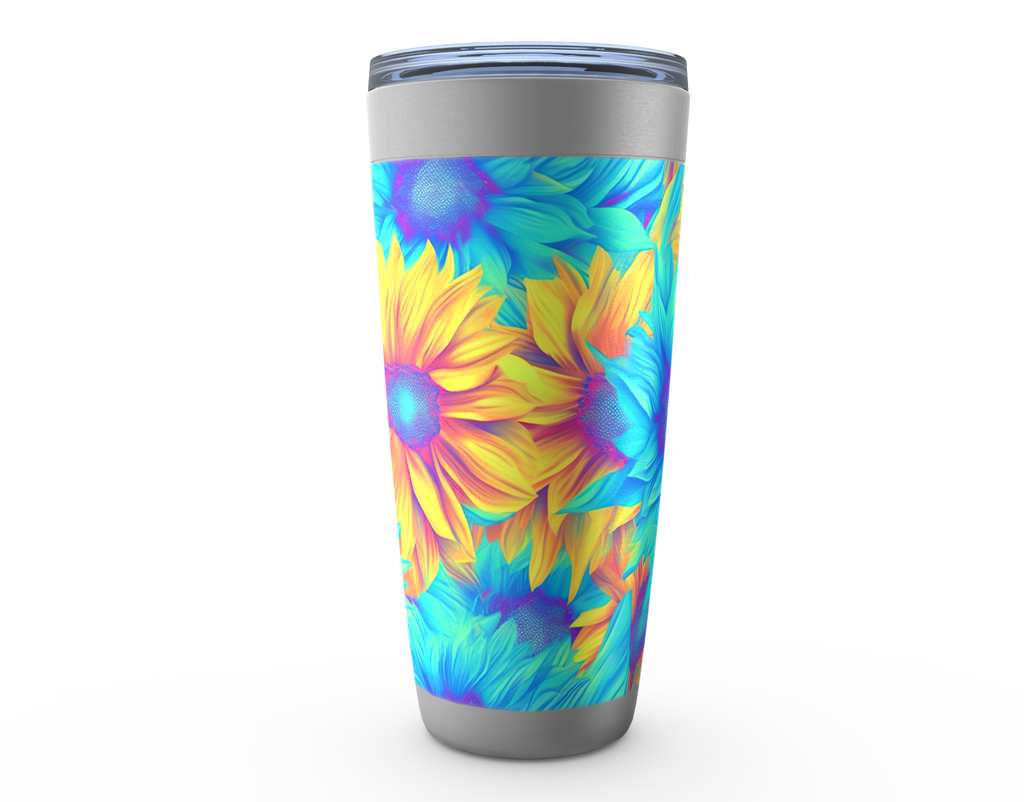 Cowgirl Roots™ Sunflowers Tumbler 20oz Stainless Steel Insulated Hot and Cold Travel Mugs