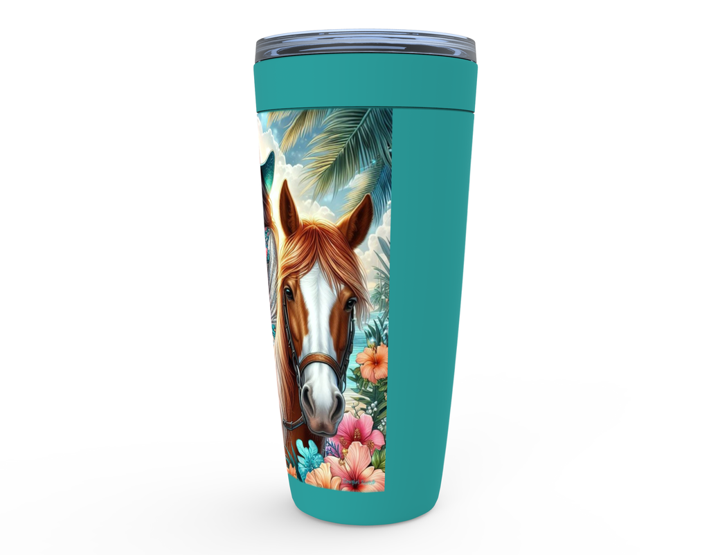 Cowgirl Roots™ Tumbler 20oz Cowgirl Tropics Stainless Steel Insulated Hot and Cold Travel Tumbler Mugs