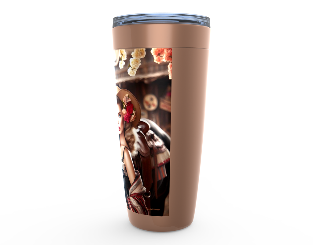 Cowgirl Roots™ Stallion Jane Tumbler 20oz Stainless Steel Insulated Hot and Cold Travel Mugs