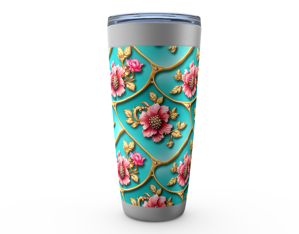 Cowgirl Roots™ Bridgerton Design Tumbler 20oz Stainless Steel Insulated Hot and Cold Travel Mugs