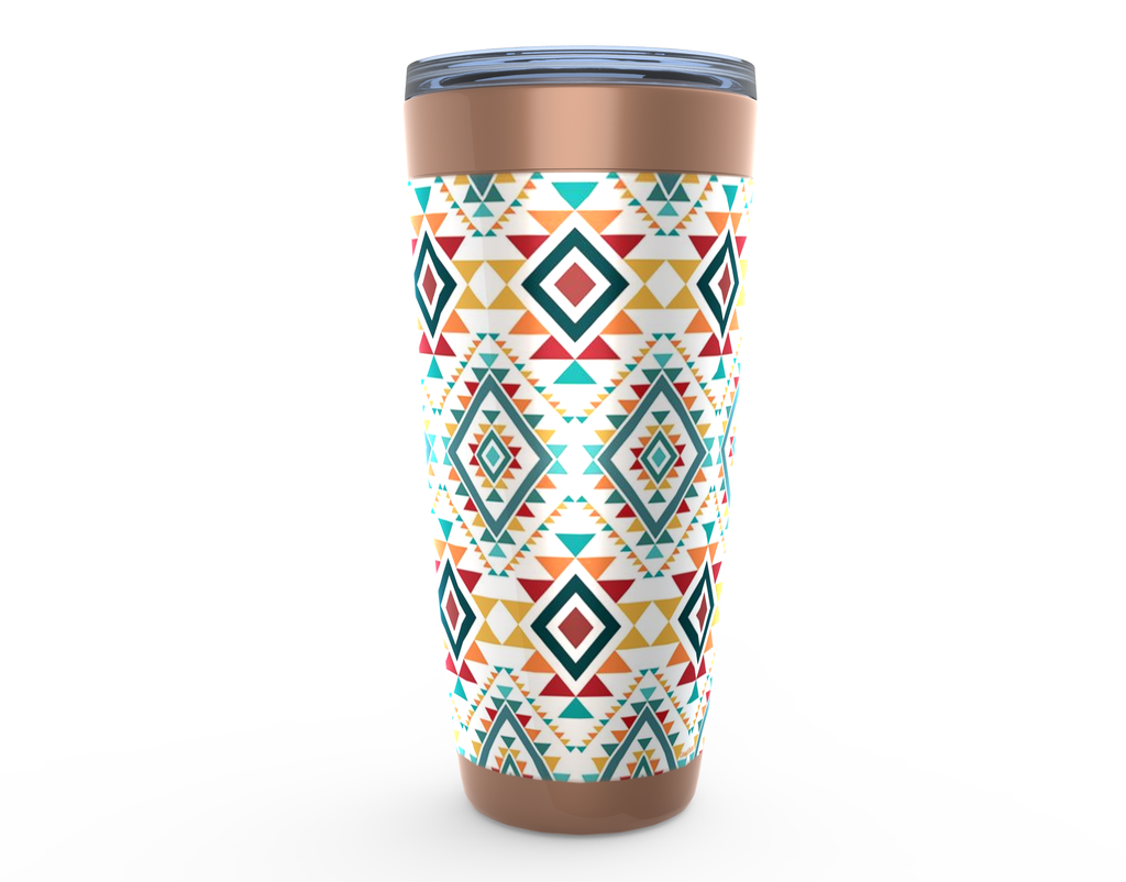 Cowgirl Roots™ Southwestern Traditions Design Tumbler 20oz Stainless Steel Insulated Hot and Cold Travel Mugs