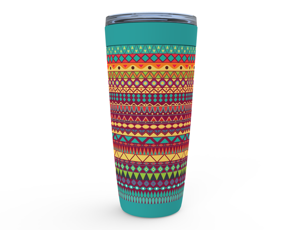 Cowgirl Roots™ Serape Tribe Tumbler 20oz Stainless Steel Insulated Hot and Cold Travel Mugs