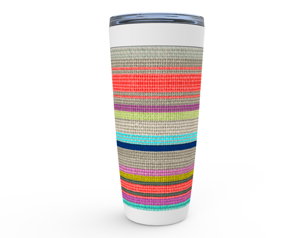 Cowgirl Roots™ Candy Orange Serape Tumbler 20oz Stainless Steel Insulated Hot and Cold Travel Mugs