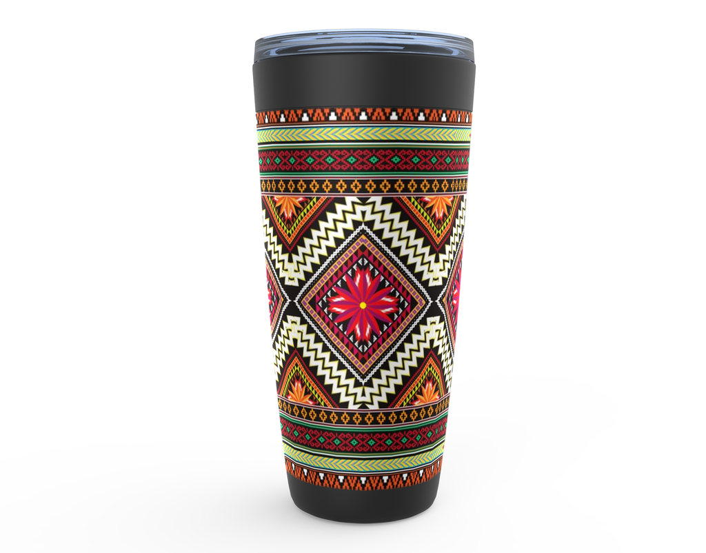 Cowgirl Roots™ Lolei Tropical Flower Tumbler 20oz Stainless Steel Insulated Hot and Cold Travel Mugs