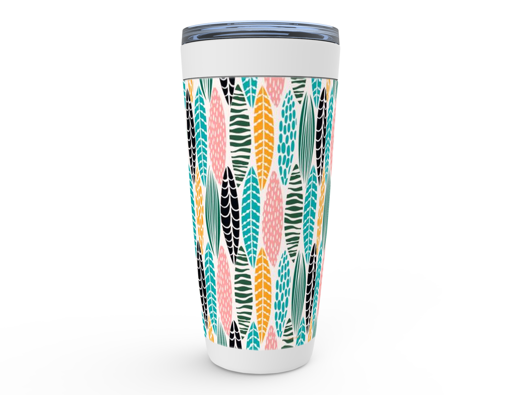 Cowgirl Roots™ Kawabunga Surfboards Tumbler 20oz Stainless Steel Insulated Hot and Cold Travel Mugs