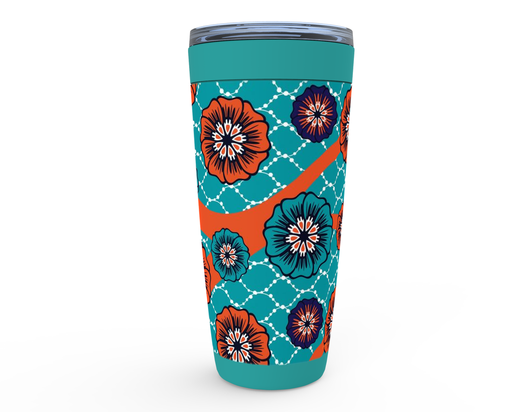 Cowgirl Roots™ Bohemian Blossom Design Tumbler 20oz Stainless Steel Insulated Hot and Cold Travel Mugs