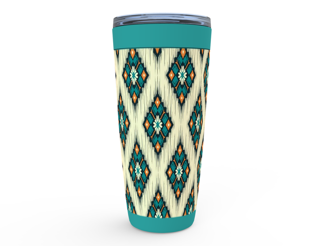 Cowgirl Roots™ Southwestern Diamond Tumbler 20oz Stainless Steel Insulated Hot and Cold Travel Mugs