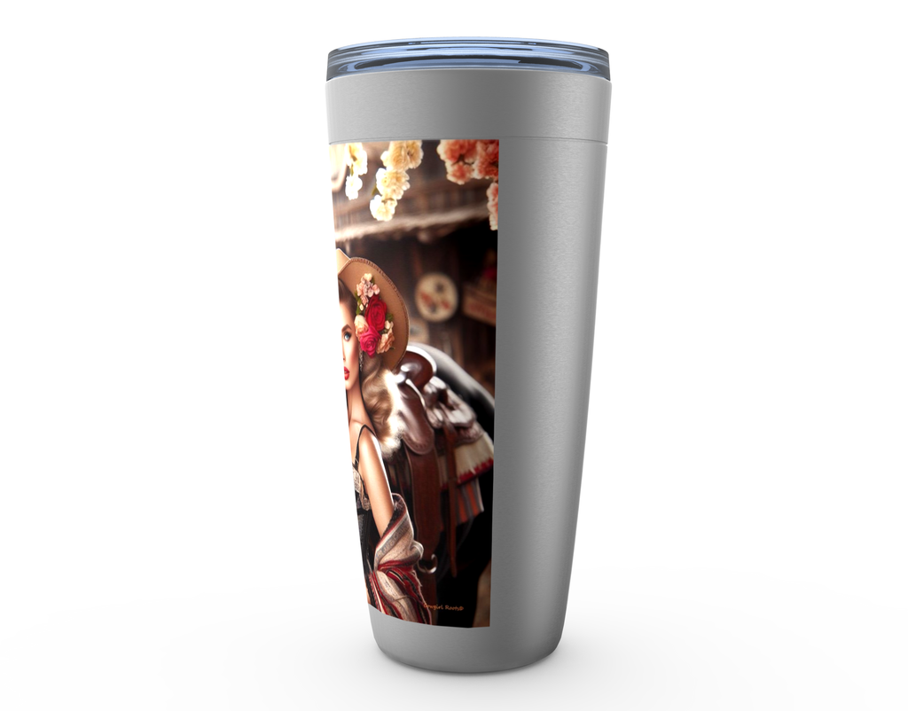 Cowgirl Roots™ Stallion Jane Tumbler 20oz Stainless Steel Insulated Hot and Cold Travel Mugs