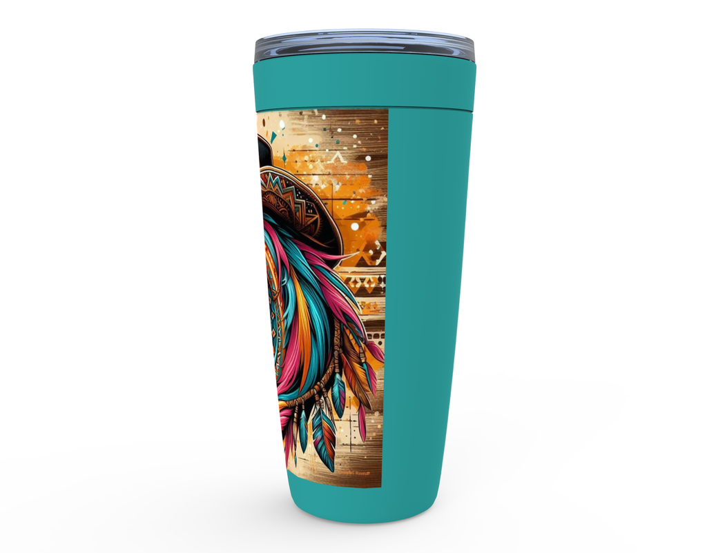 Cowgirl Roots™ Tumbler 20oz Cowboy Gus Stainless Steel Insulated Hot and Cold Travel Tumbler Mugs