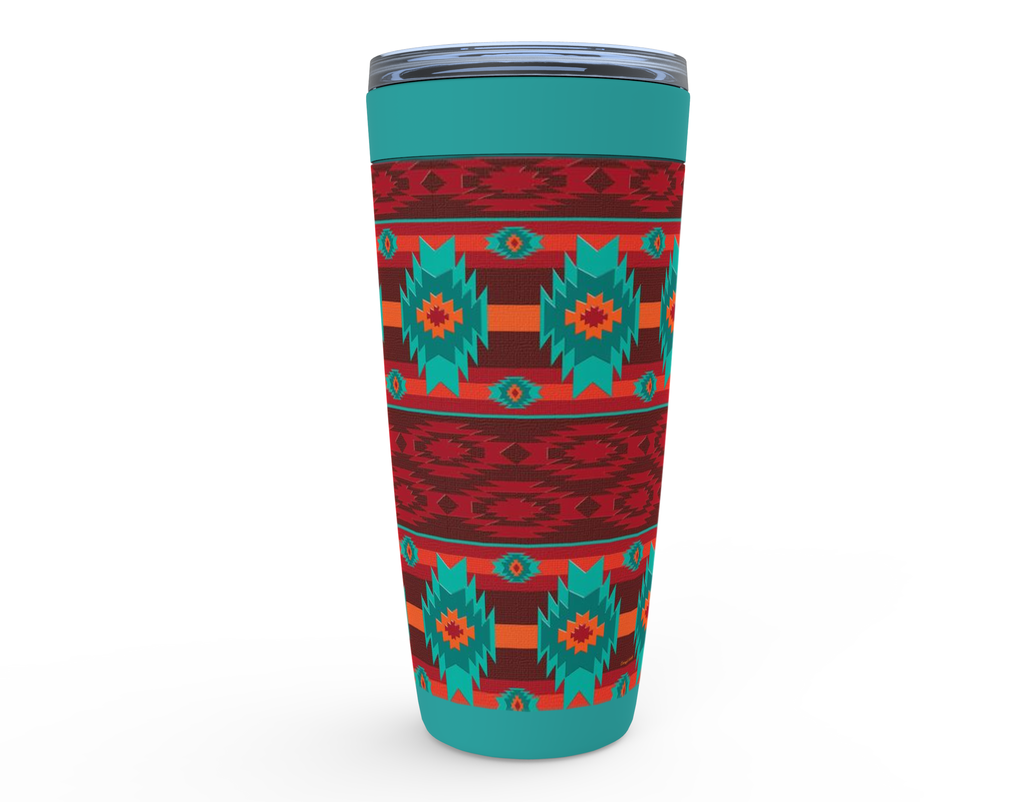 Cowgirl Roots™ Southwestern Red Tumbler 20oz Stainless Steel Insulated Hot and Cold Travel Mugs