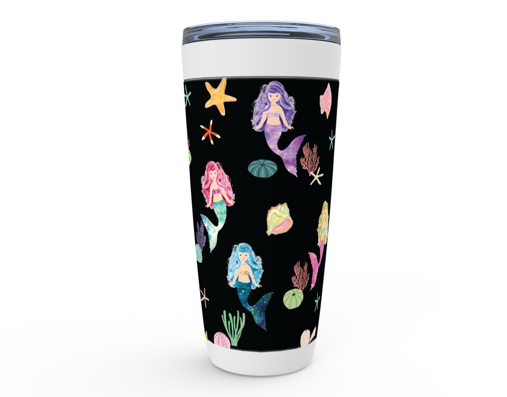 Cowgirl Roots™ Mermaids Tumbler 20oz Stainless Steel Insulated Hot and Cold Travel Mugs