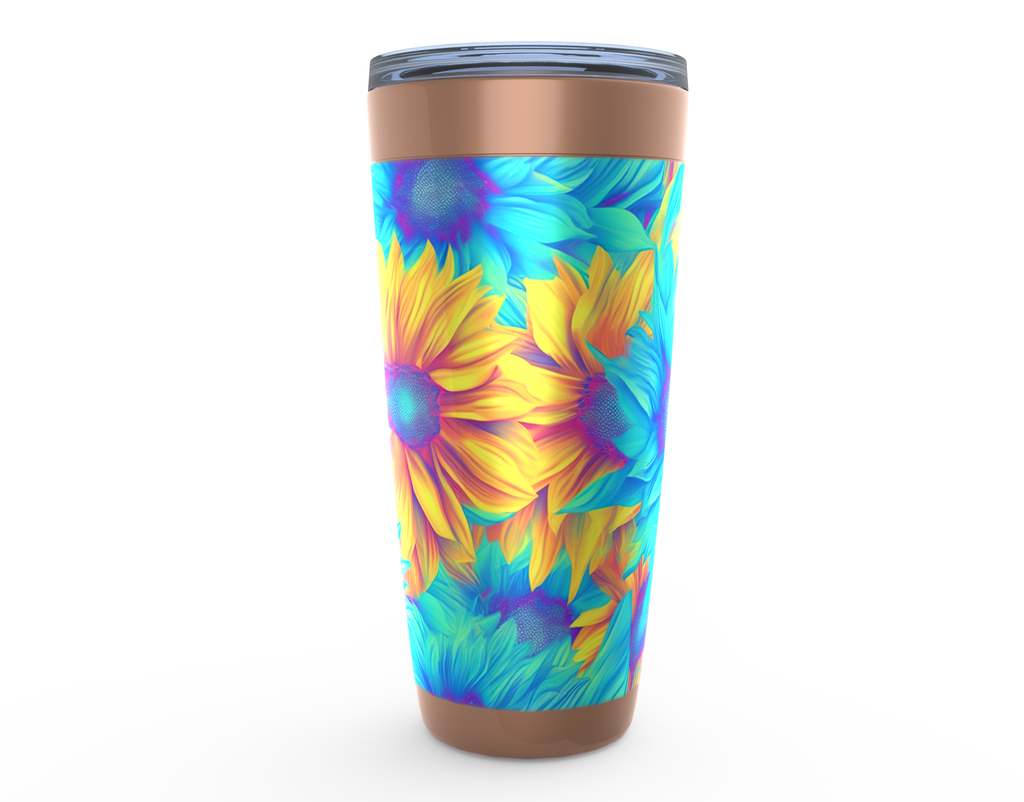 Cowgirl Roots™ Sunflowers Tumbler 20oz Stainless Steel Insulated Hot and Cold Travel Mugs