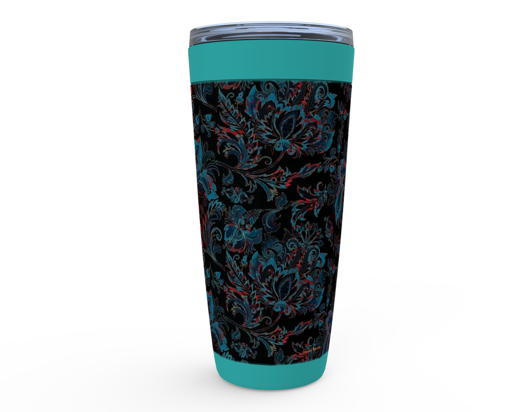 Cowgirl Roots™ Vintage Royalty Blossoms Tumbler 20oz Stainless Steel Insulated Hot and Cold Travel Mugs