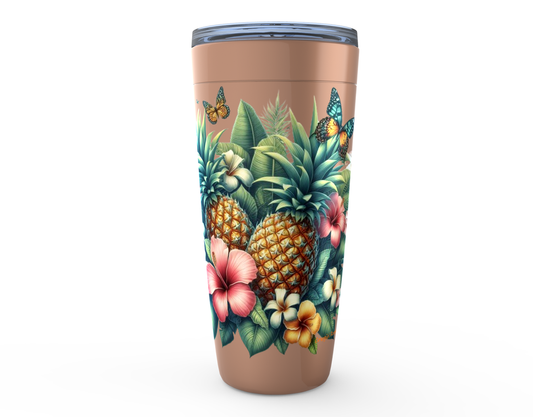 Cowgirl Roots™ Pineapple Express Tumbler 20oz Stainless Steel Insulated Hot and Cold Travel Mugs