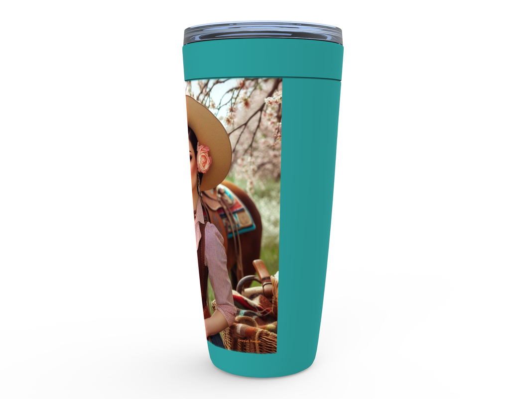 Cowgirl Roots™ Cowgirl Calypso Tumbler 20oz Stainless Steel Insulated Hot and Cold Travel Mugs