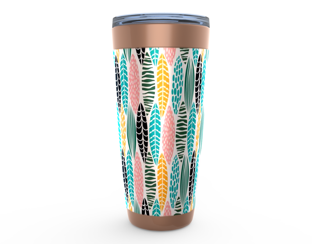 Cowgirl Roots™ Kawabunga Surfboards Tumbler 20oz Stainless Steel Insulated Hot and Cold Travel Mugs