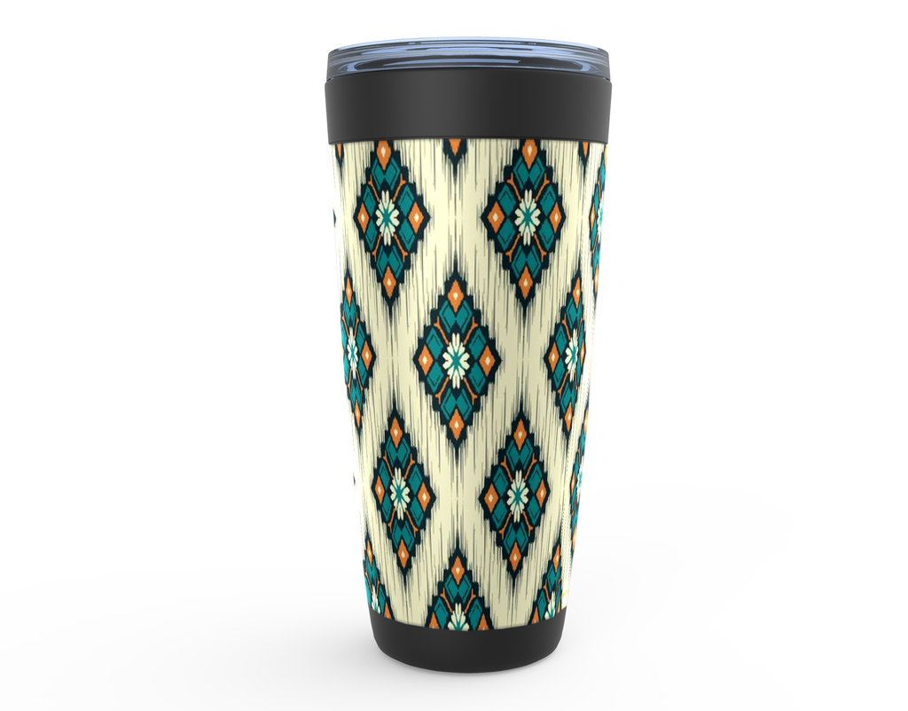 Cowgirl Roots™ Southwestern Diamond Tumbler 20oz Stainless Steel Insulated Hot and Cold Travel Mugs