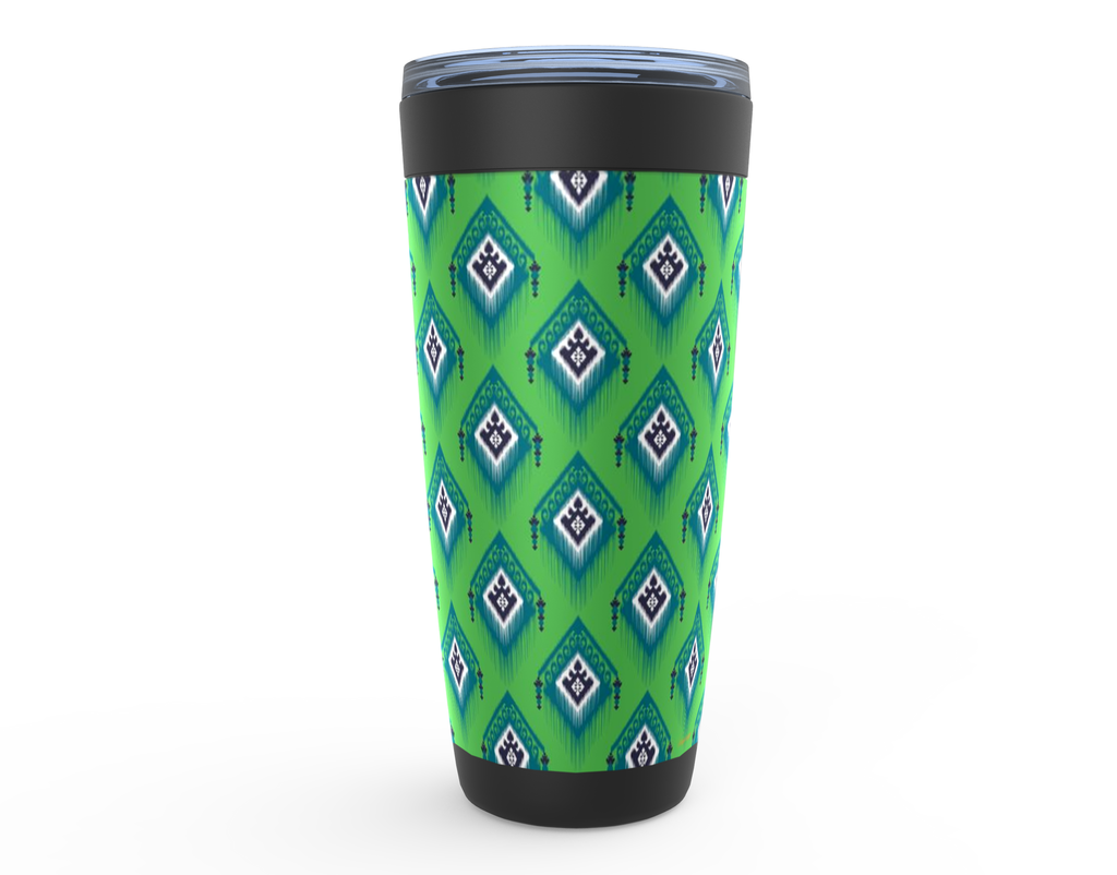 Cowgirl Roots™ Tess in Green Tumbler 20oz Stainless Steel Insulated Hot and Cold Travel Mugs