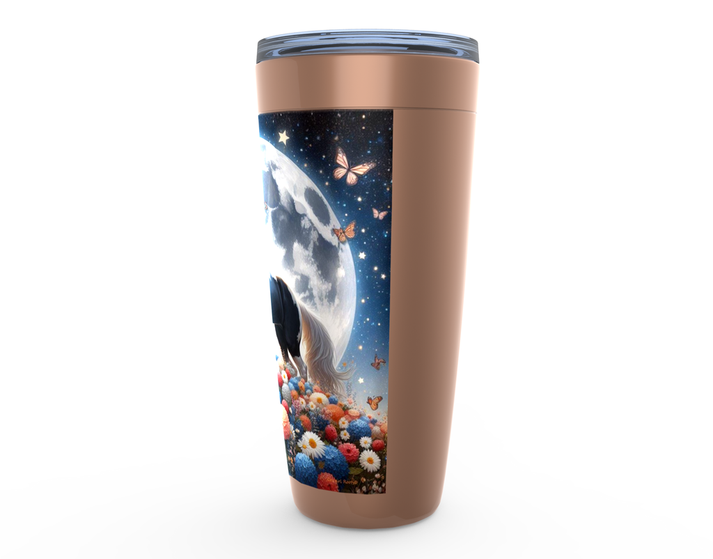 Cowgirl Roots™ Spring Moon Paint Horse Tumbler 20oz Rodeo Barrel Racer Stainless Steel Insulated Hot and Cold Travel Tumbler Mugs