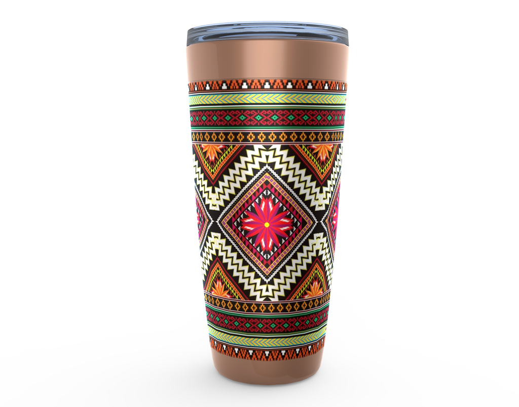 Cowgirl Roots™ Lolei Tropical Flower Tumbler 20oz Stainless Steel Insulated Hot and Cold Travel Mugs