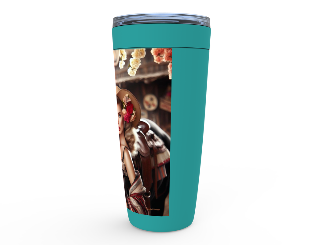 Cowgirl Roots™ Stallion Jane Tumbler 20oz Stainless Steel Insulated Hot and Cold Travel Mugs