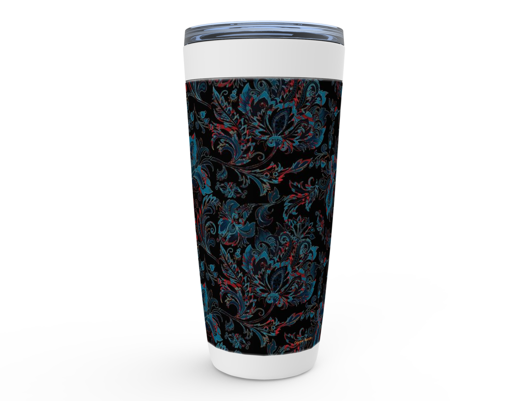 Cowgirl Roots™ Vintage Royalty Blossoms Tumbler 20oz Stainless Steel Insulated Hot and Cold Travel Mugs