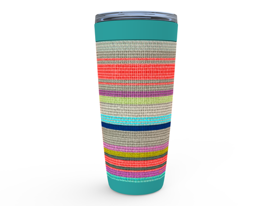 Cowgirl Roots™ Candy Orange Serape Tumbler 20oz Stainless Steel Insulated Hot and Cold Travel Mugs