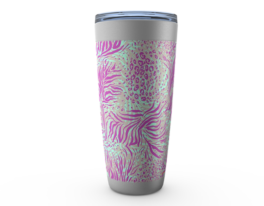 Cowgirl Roots™ Tribal Jungle Tumbler 20oz Stainless Steel Insulated Hot and Cold Travel Mugs