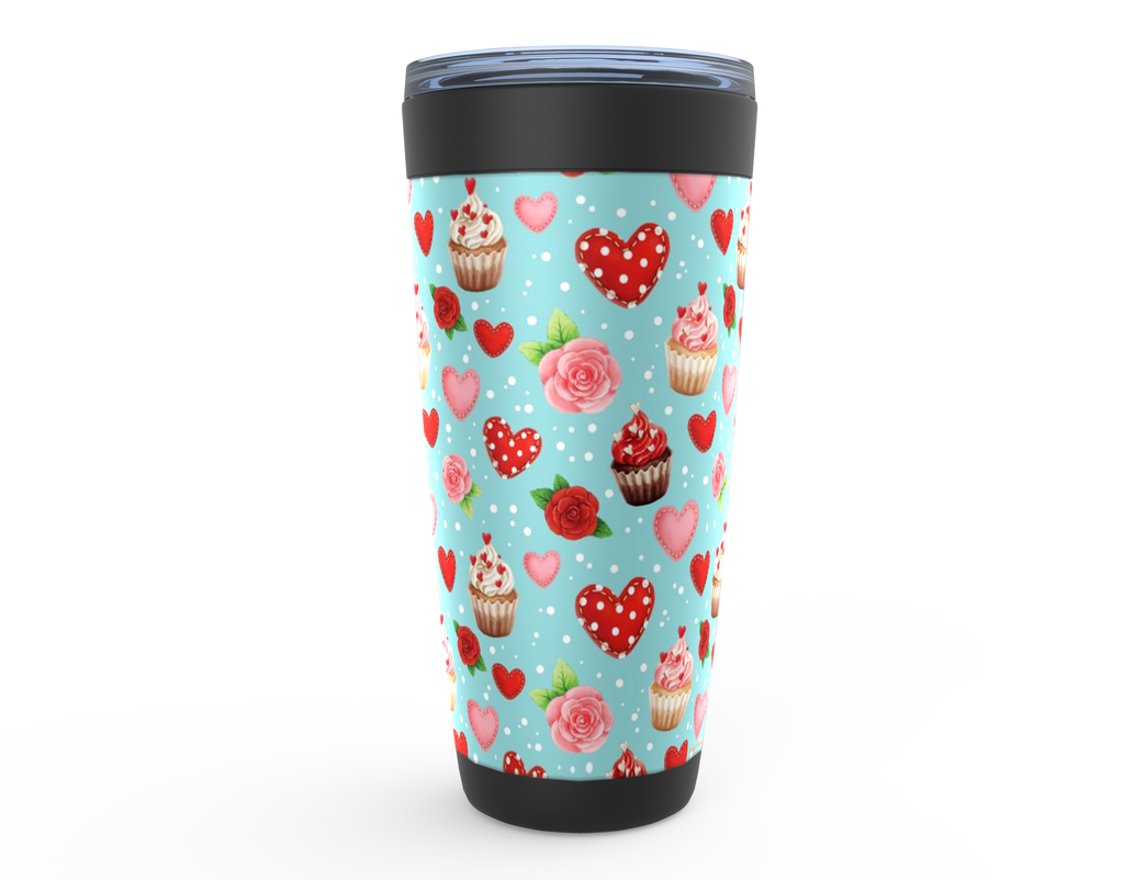 Cowgirl Roots™ Love Cup Cakes Tumbler 20oz Stainless Steel Insulated Hot and Cold Travel Mugs