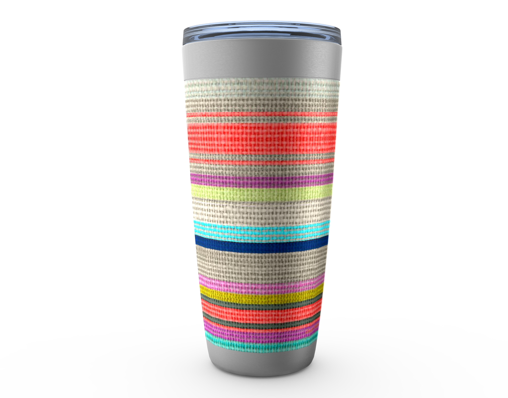 Cowgirl Roots™ Candy Orange Serape Tumbler 20oz Stainless Steel Insulated Hot and Cold Travel Mugs