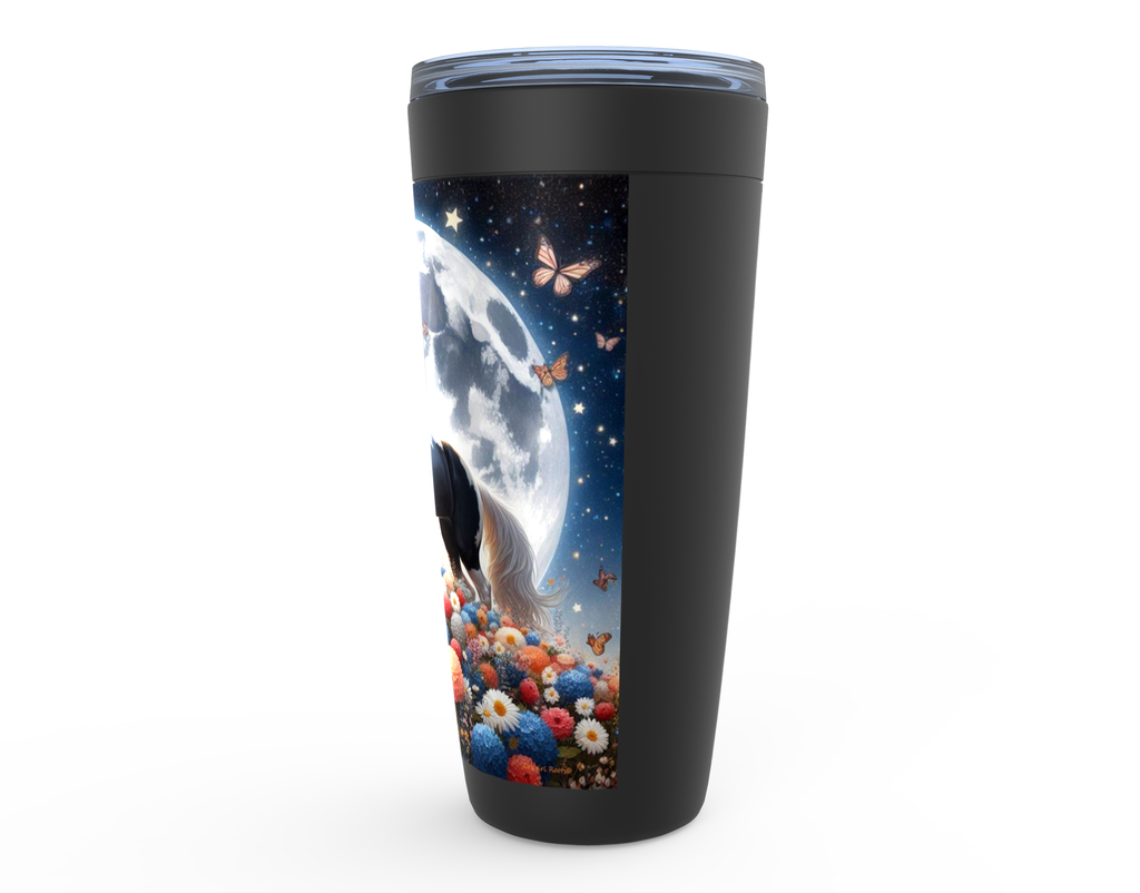 Cowgirl Roots™ Spring Moon Paint Horse Tumbler 20oz Rodeo Barrel Racer Stainless Steel Insulated Hot and Cold Travel Tumbler Mugs